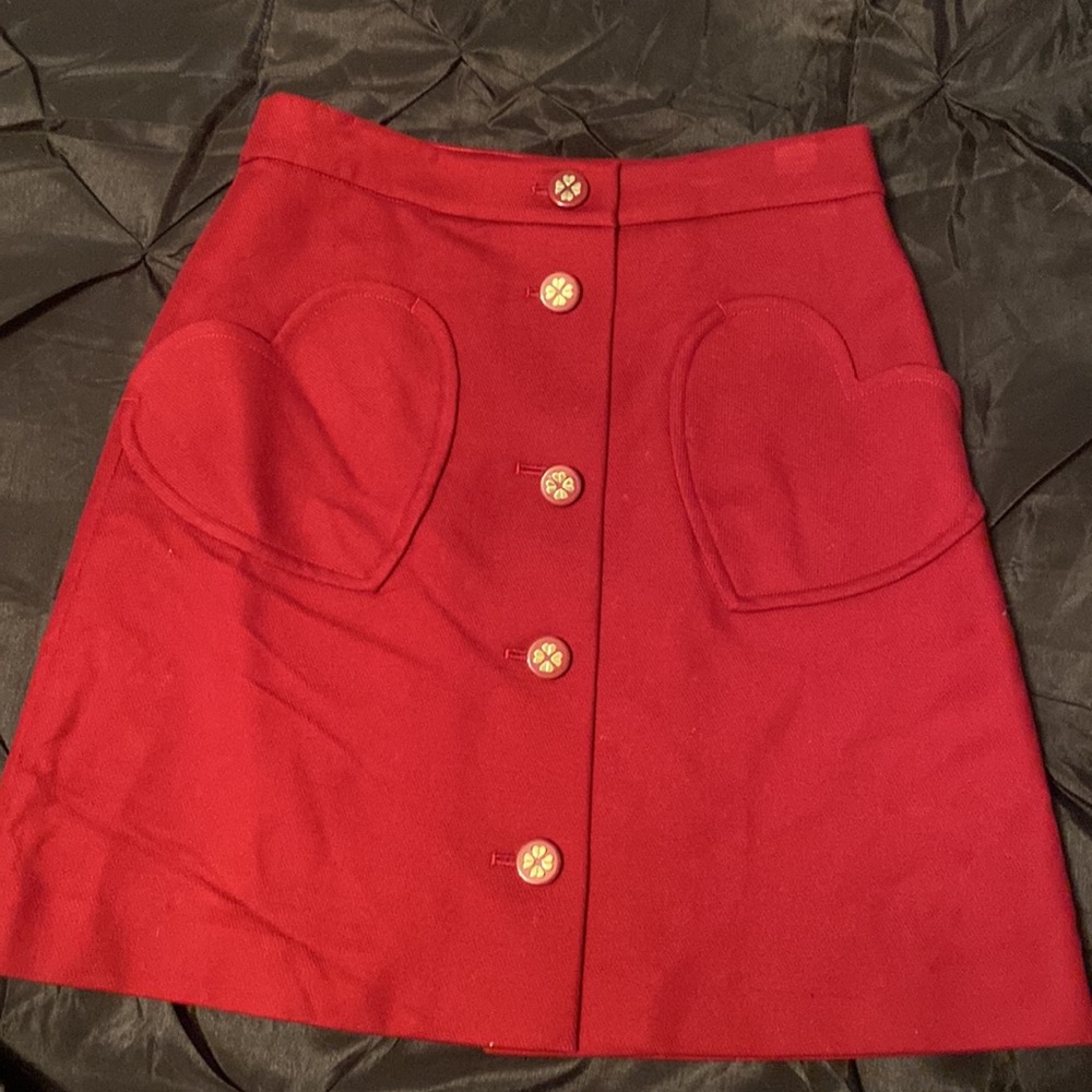 Kate Spade heart pocket skirt